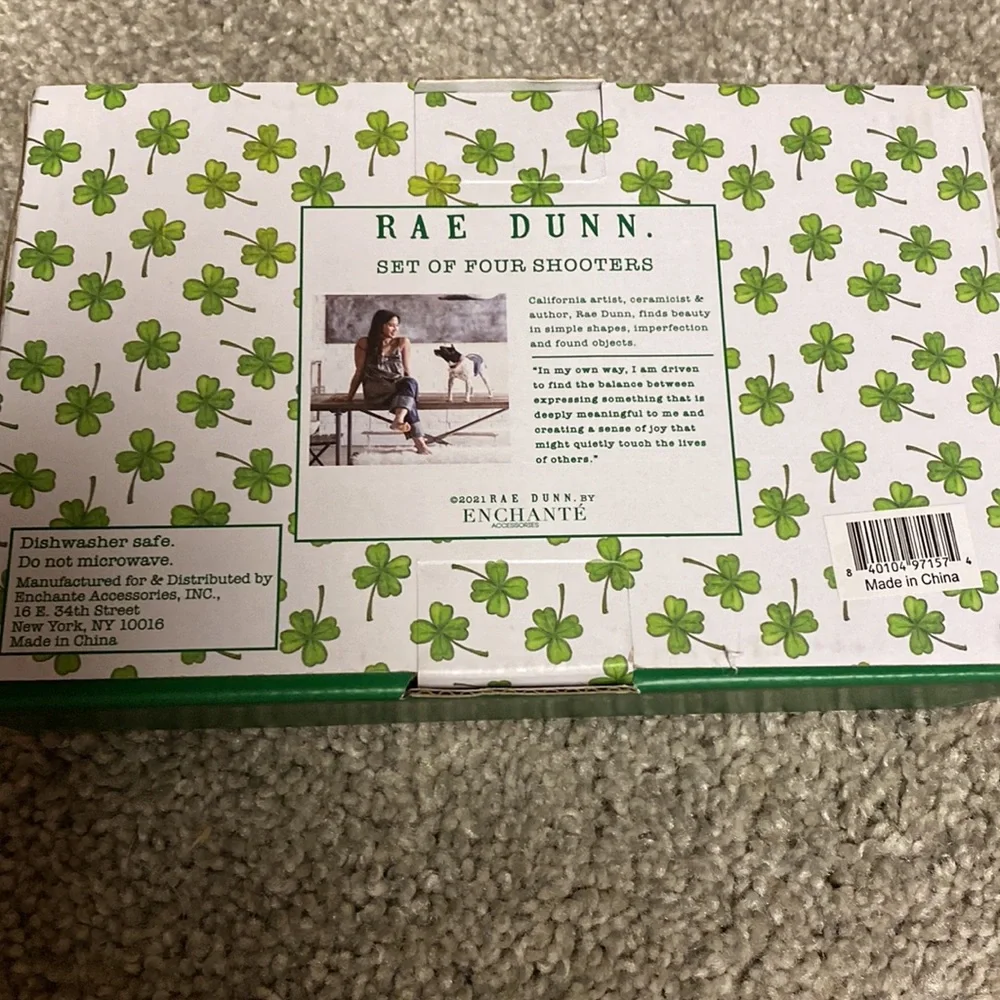 Rae Dunn 🍀 Set of 4 Shooters
